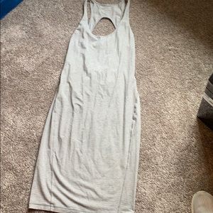 Lululemon tank dress with back cut-out